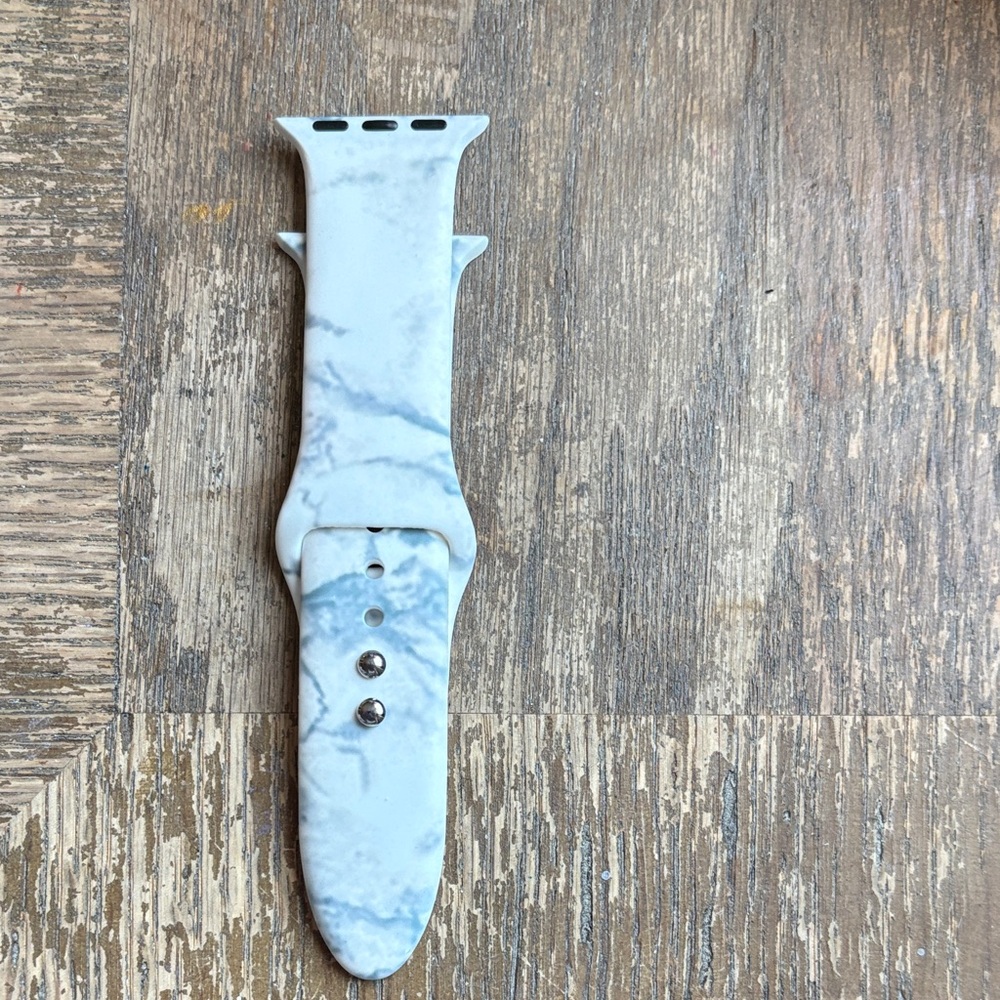 Apple iWatch Marble Print Silicone Watch Strap 40mm